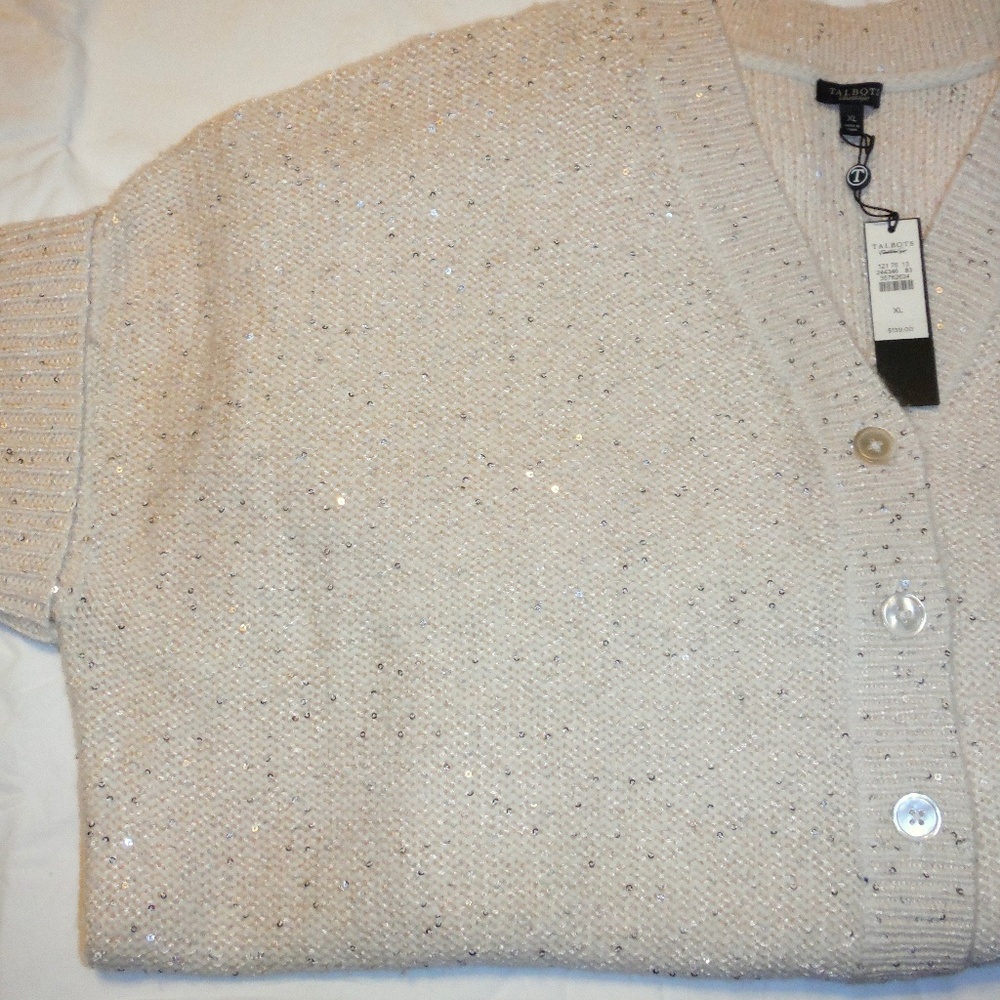 NEW! Talbots! Over sized short sleeved sweater